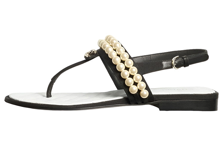CHANEL Stylish Sandal Women's Black