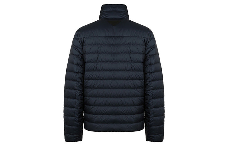 PRADA Down Jacket, Winter Men's Dark Blue