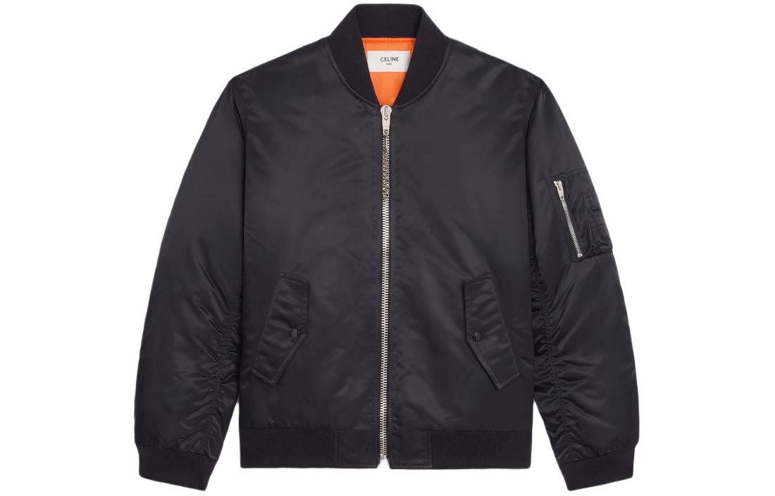 CELINE Nylon Twill Bomber Jacket