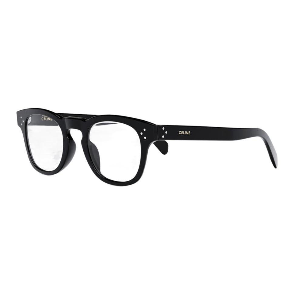 CELINE Acetate Square Eyeglass Frames Men's Black