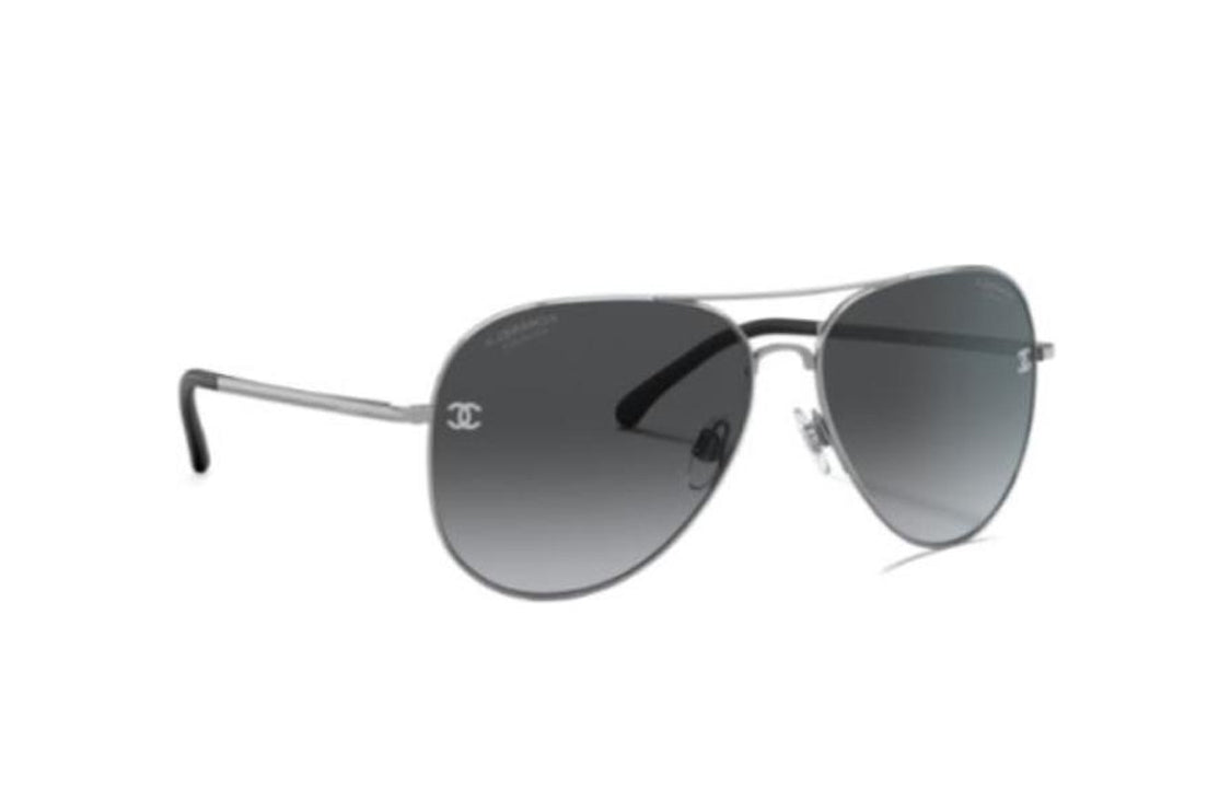 CHANEL - Aviator Sunglasses Women's Silver