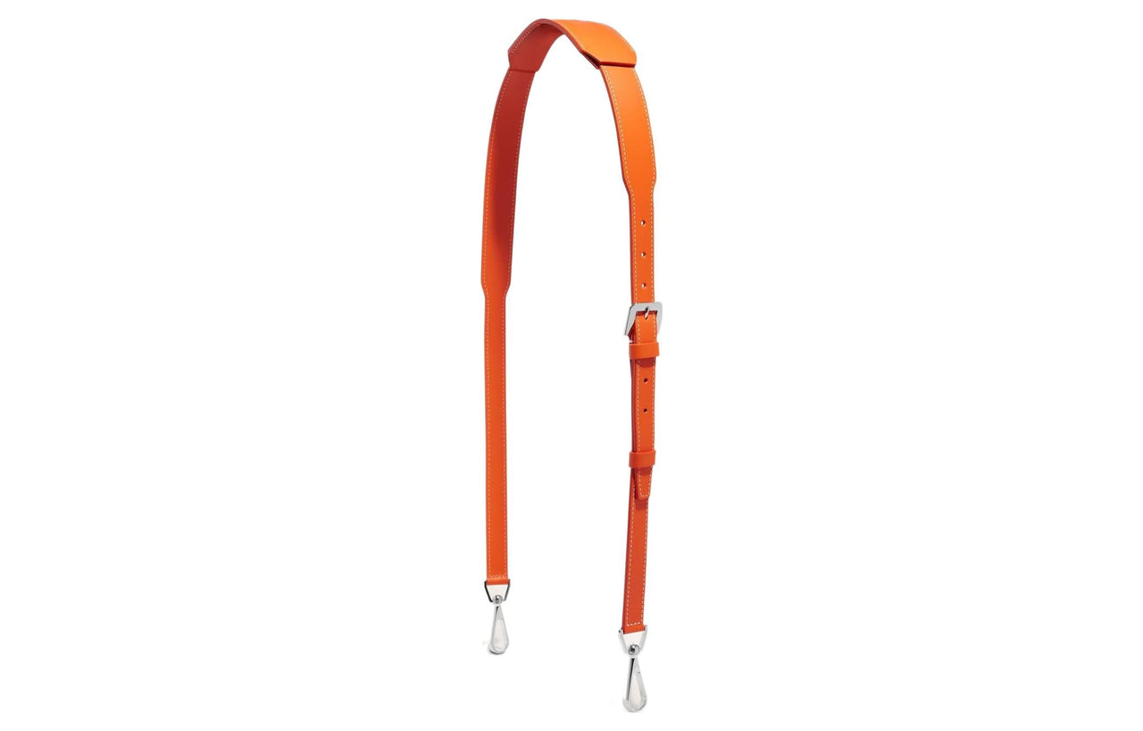 GOYARD Leather Bag Straps Medium Size Unisex Orange