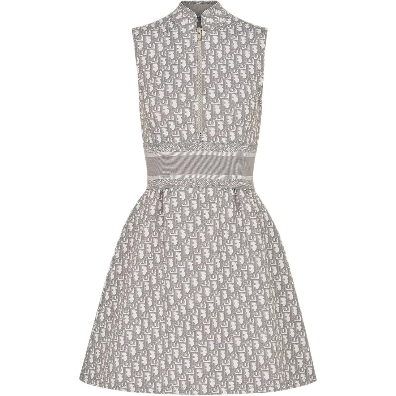 DIOR Sleeveless Dress Women's Light Gray