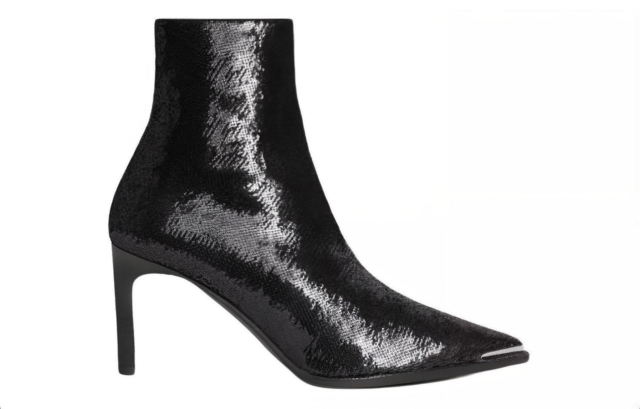 CELINE Ankle Boots 8cm Women's Black