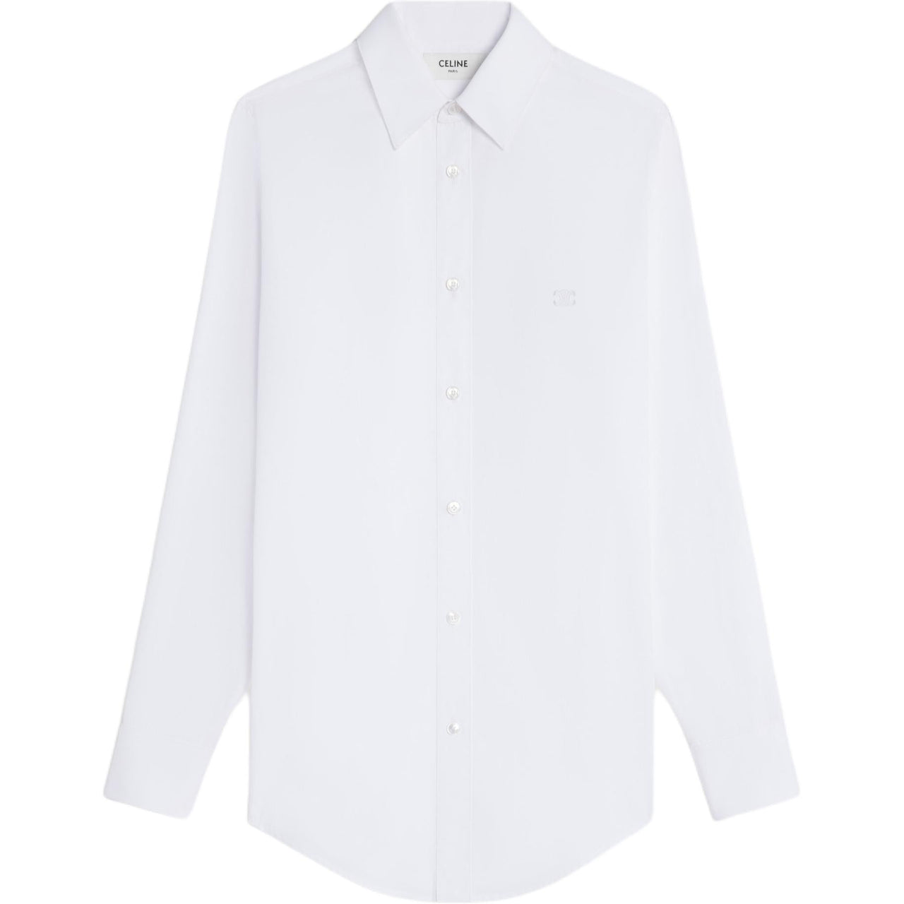 CELINE Romy Shirt In Cotton Poplin