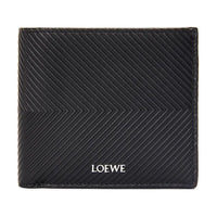 LOEWE Cow Leather Wallet Men's Black