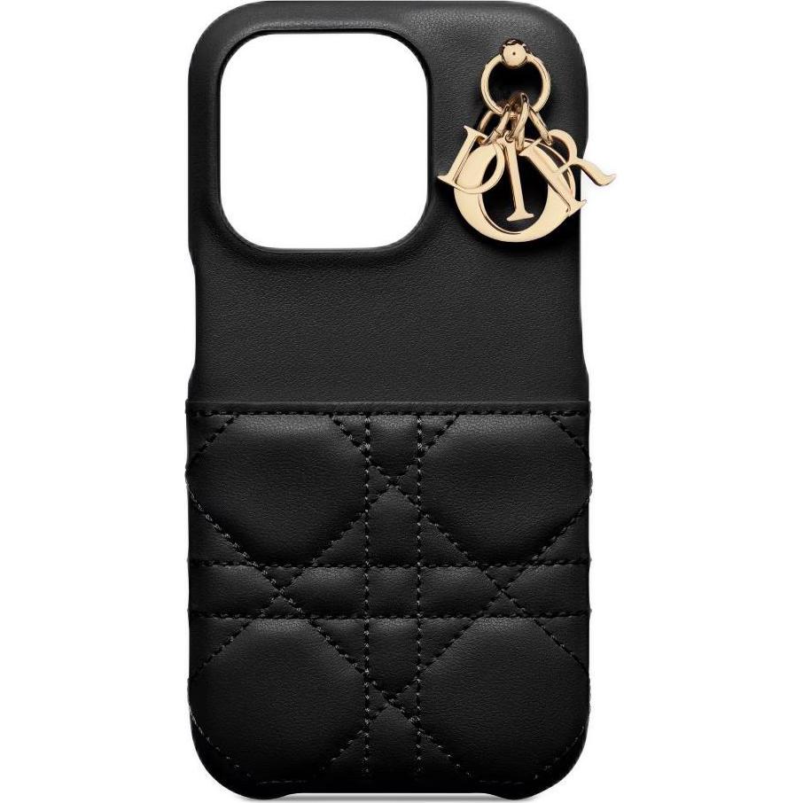 DIOR Leather Material Letter Pendant Phone Cases Available For IPhone 13/14/15/Pro