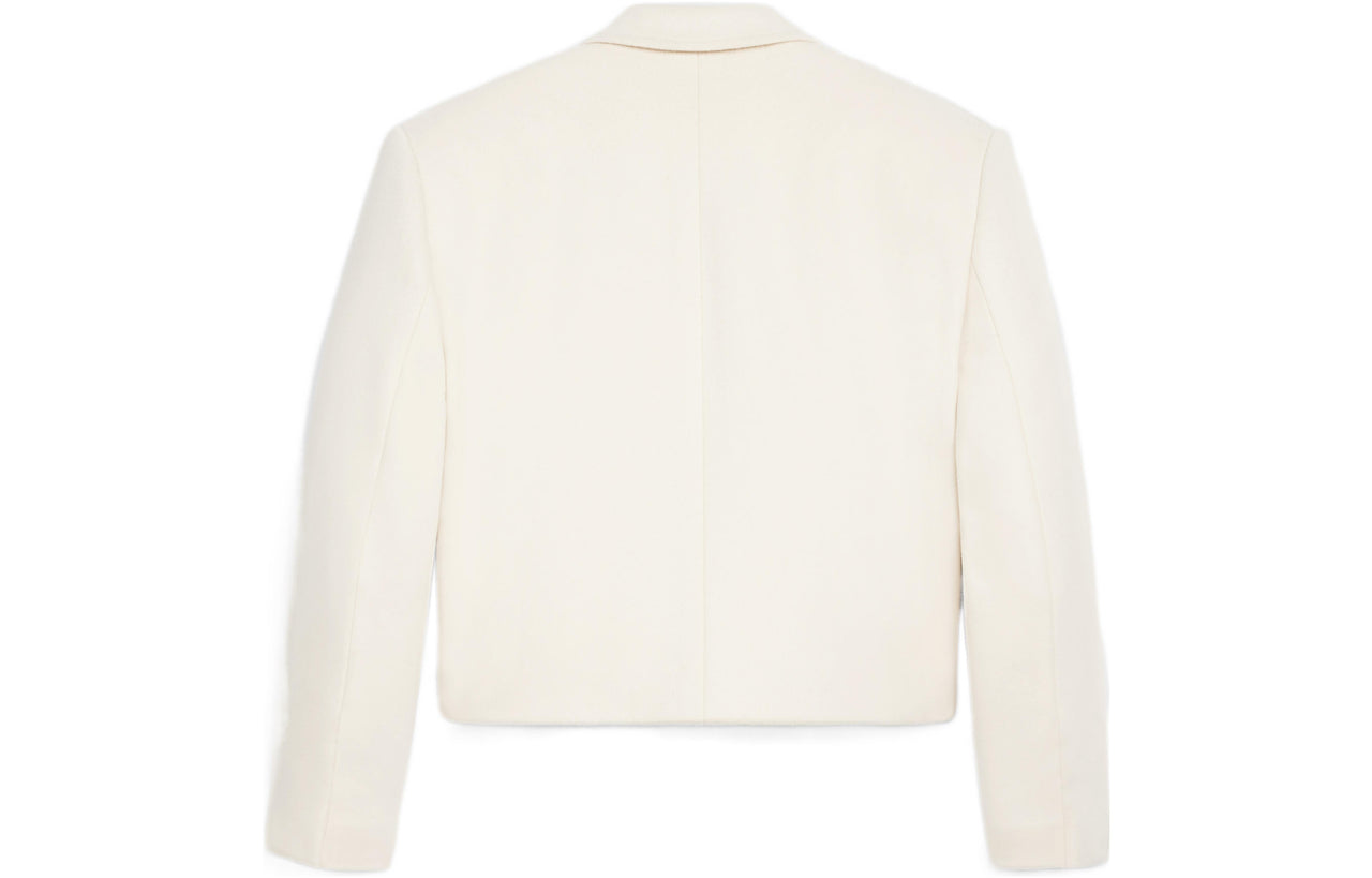 CELINE Draped Cropped Blazer