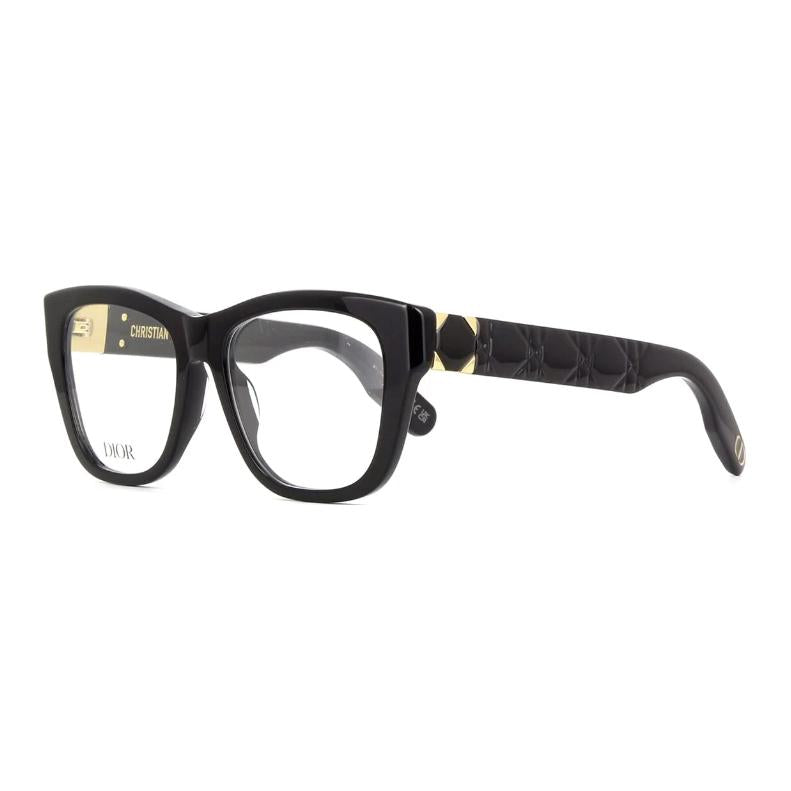 DIOR Acetate Square Eyeglass Frames Unisex Black