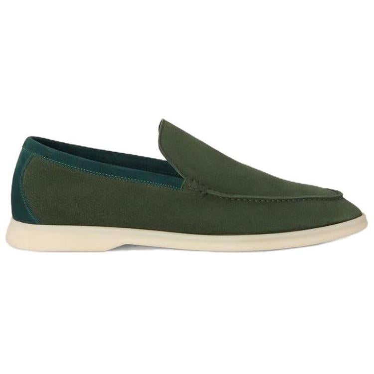 Loro Piana Summer Walk Loafers Men's Green