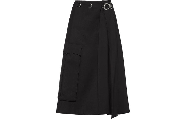 PRADA Casual Long Skirts Women's Black