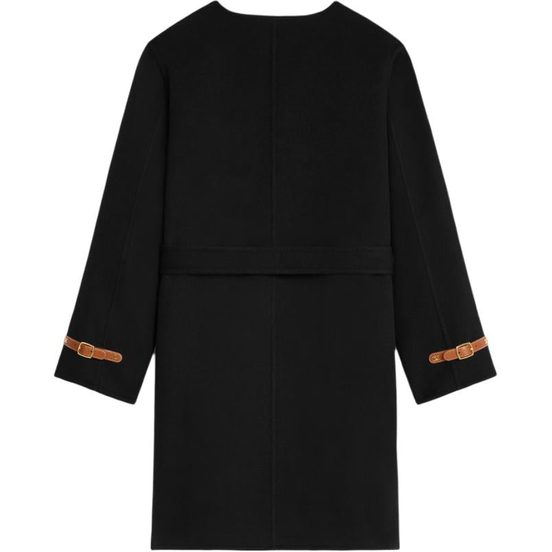 CELINE Bathrobe Coat In Double Face Cashmere