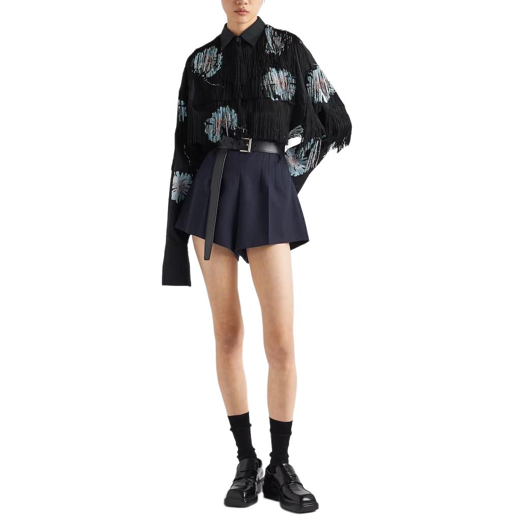 PRADA Casual Shorts Women's Marine Blue