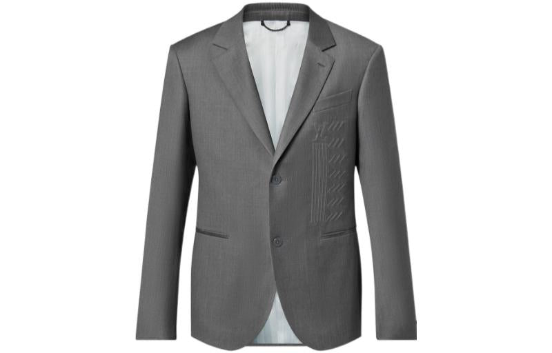 LOUIS VUITTON New Quarterly Products Of LV Business Suits Men Gray