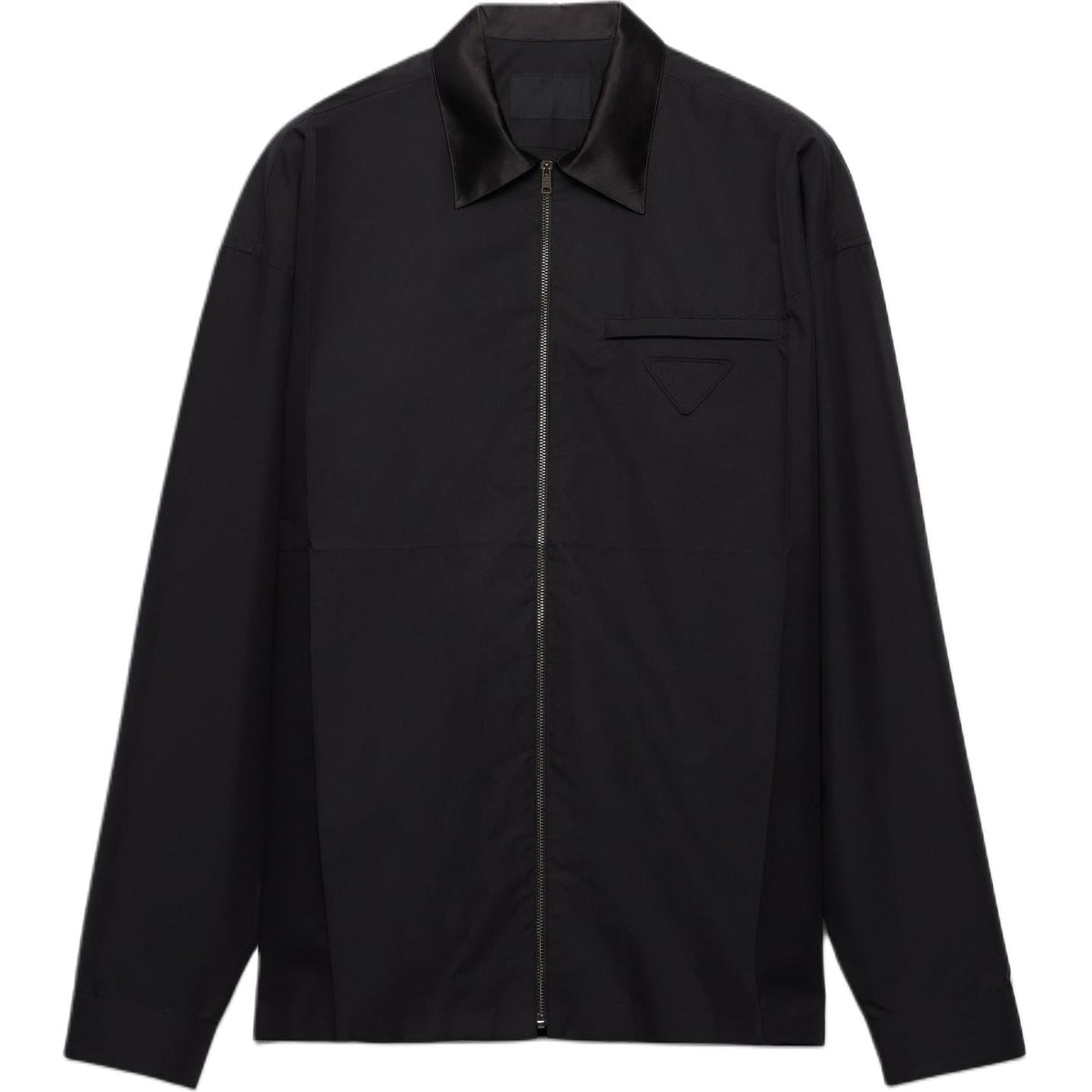 PRADA Zip Up Long Sleeved Shirt