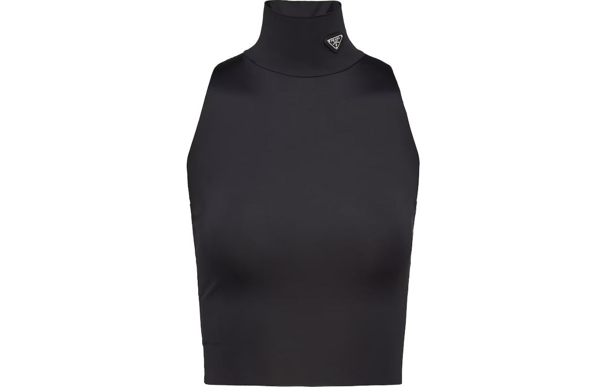 PRADA Crop Tops Women's Black