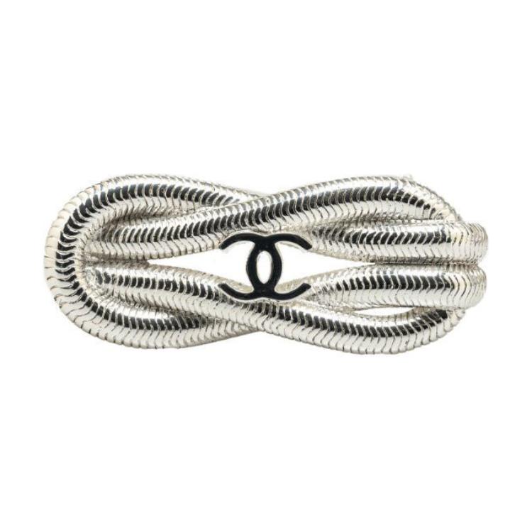 CHANEL 1997 Brass Cc Costume Brooch