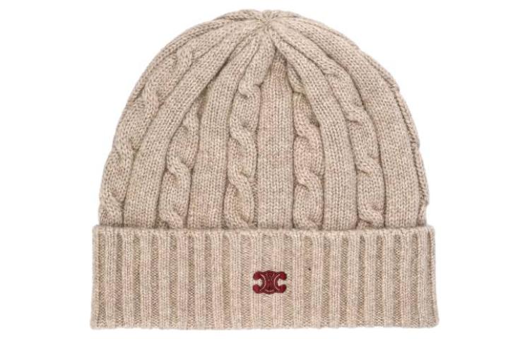 CELINE Cashmere Beanies Men's Brown