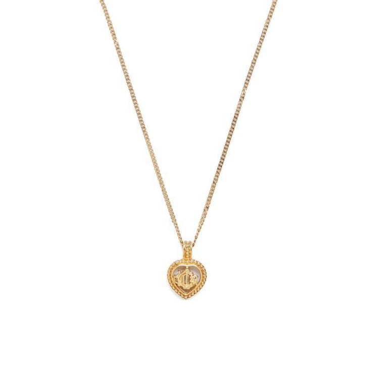 DIOR Heart Pendant Necklace