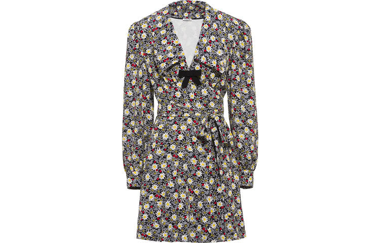 MIU MIU Long-Sleeved Dresses Women's Black