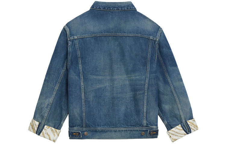 CELINE Denim Jackets Women's Blue