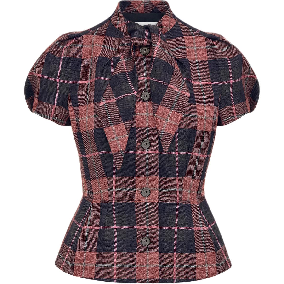 DIOR FW24 Jacket Women's Red Gray Mixed