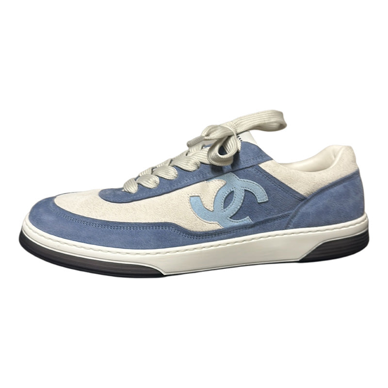 CHANEL Low-Top Skateboard Shoes Men's Blue