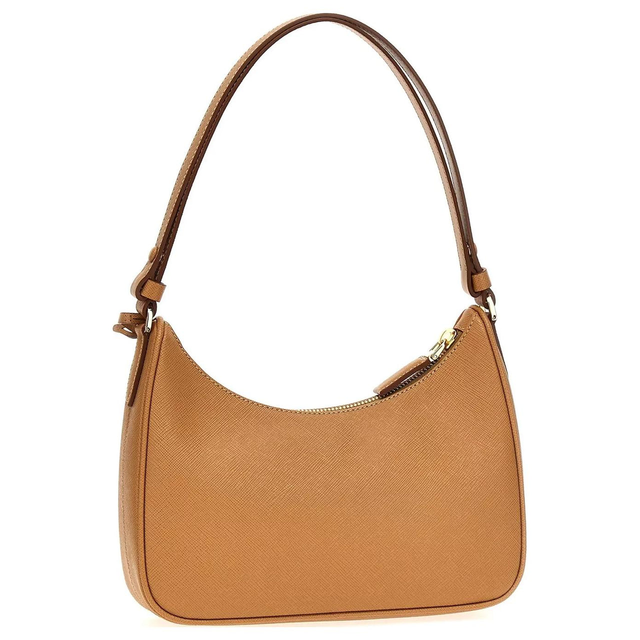 PRADA Cow Leather Shoulder Bag Regular Women's Brown