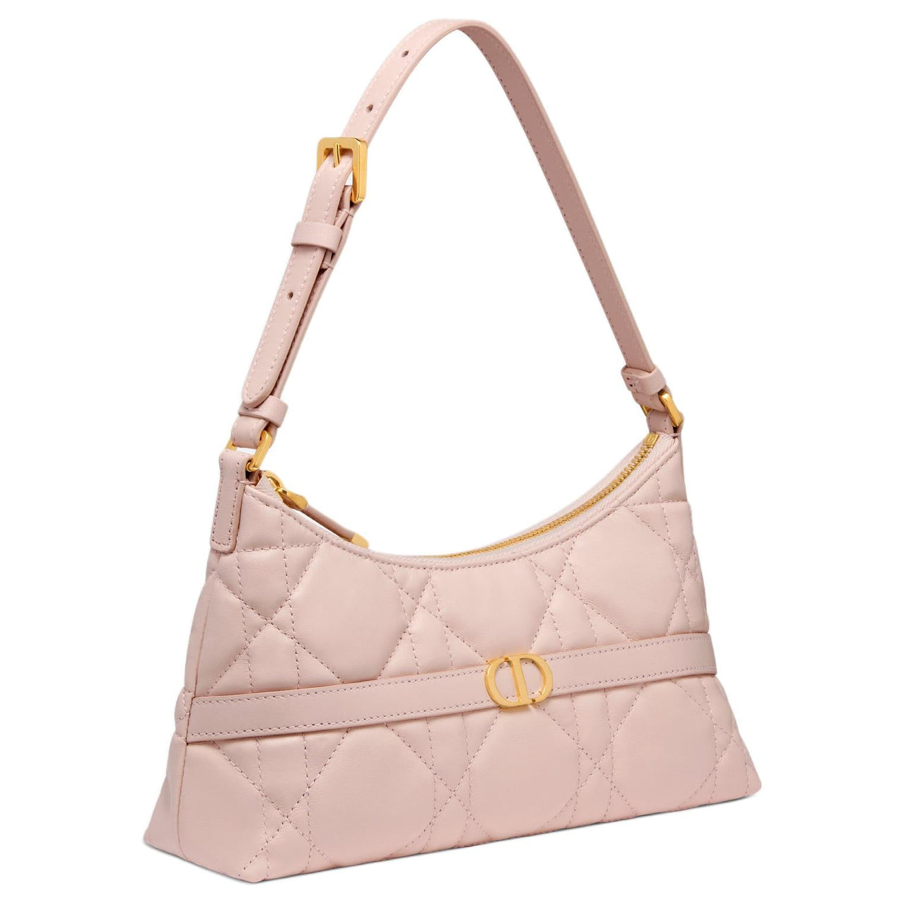 DIOR Sheepskin Water Dumpling Bag, Handbag, Shoulder Bag Mini Women's Rouge Pink