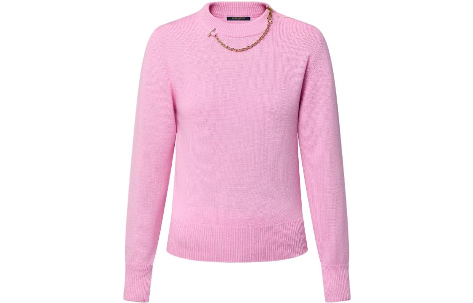 LOUIS VUITTON Chain Detail Cashmere Sweater