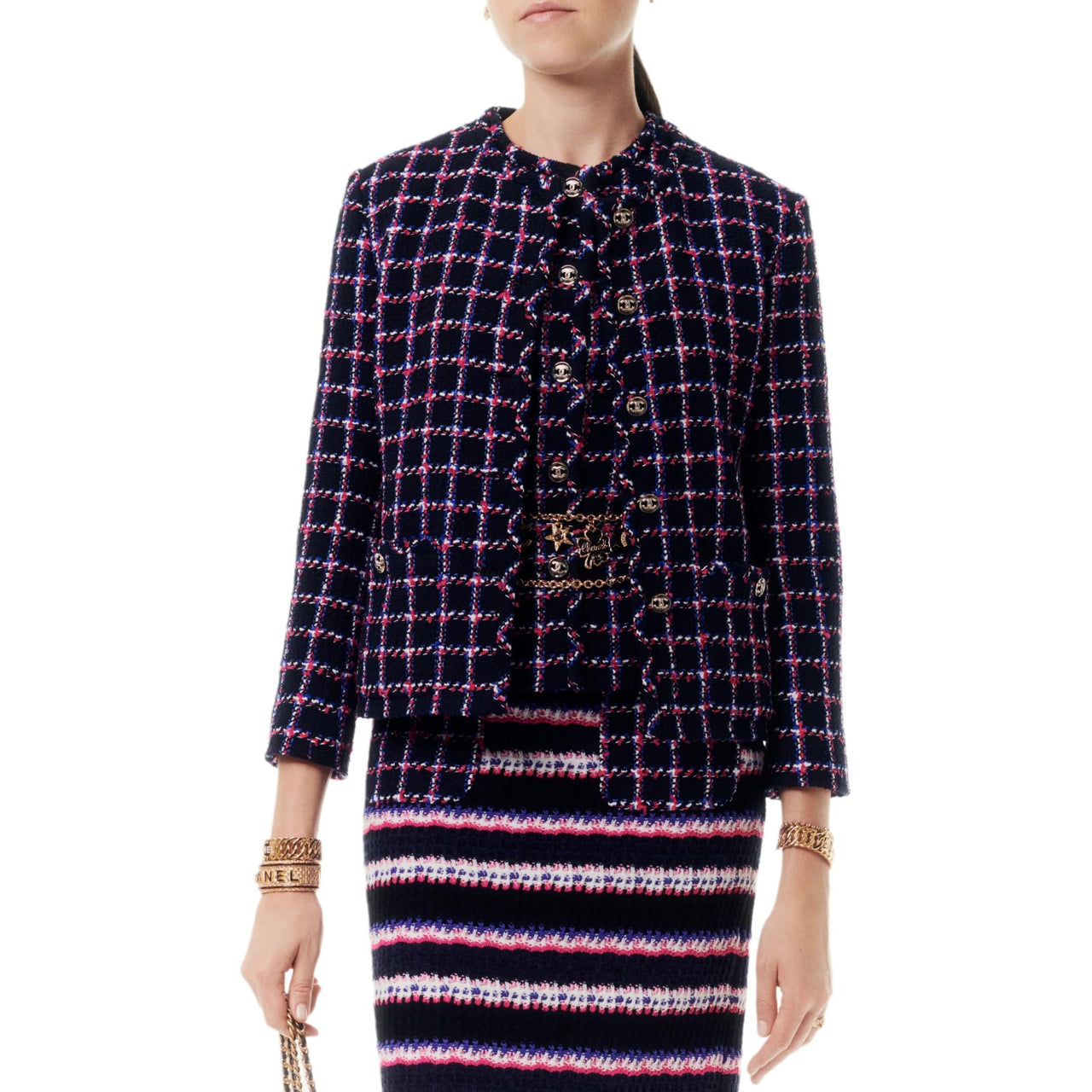 CHANEL 24 Spring Summer Vest Women's Multicolor