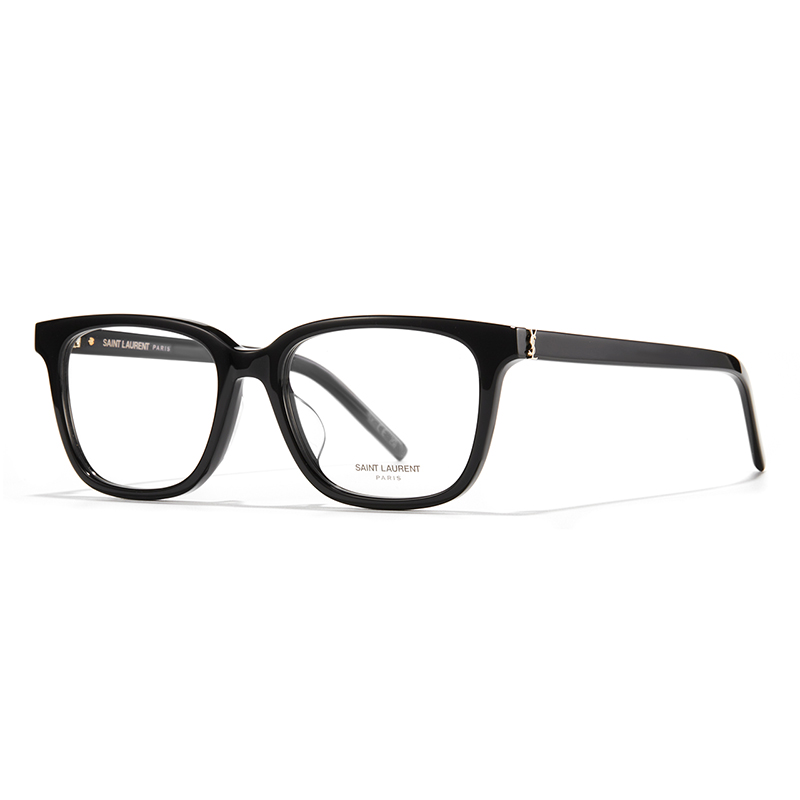 SAINT LAURENT Acetate Square Glasses Unisex