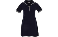 MIU MIU Short Sleeved Dress Women's Blue