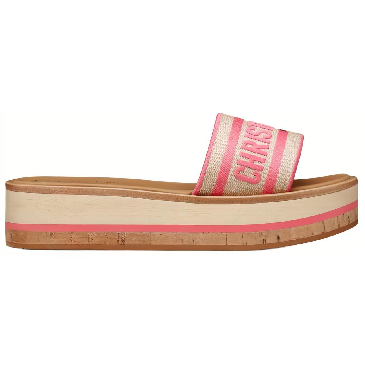 DIOR Dioriviera Slip Resistant Slide Slippers Women's Pink