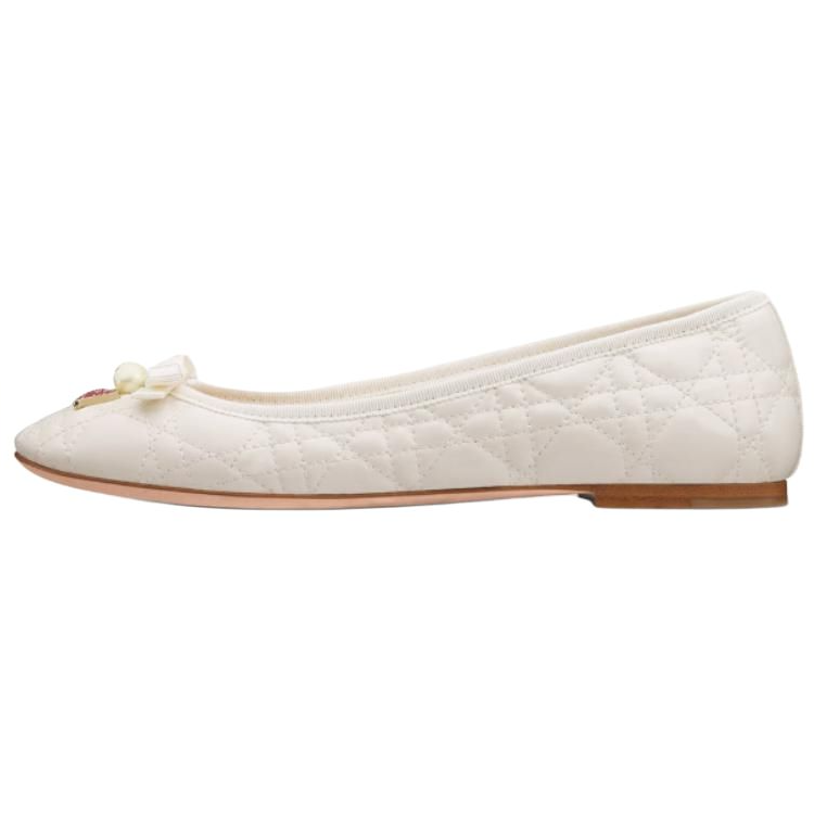 DIOR Dioramour Casual Single Shoes Women's White