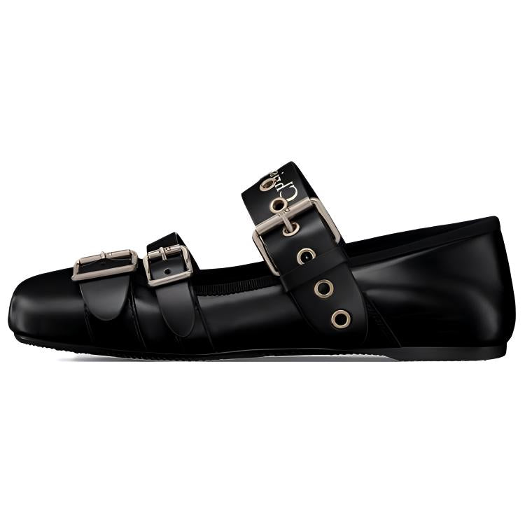 DIOR Punk Casual Single Shoes Women's Black