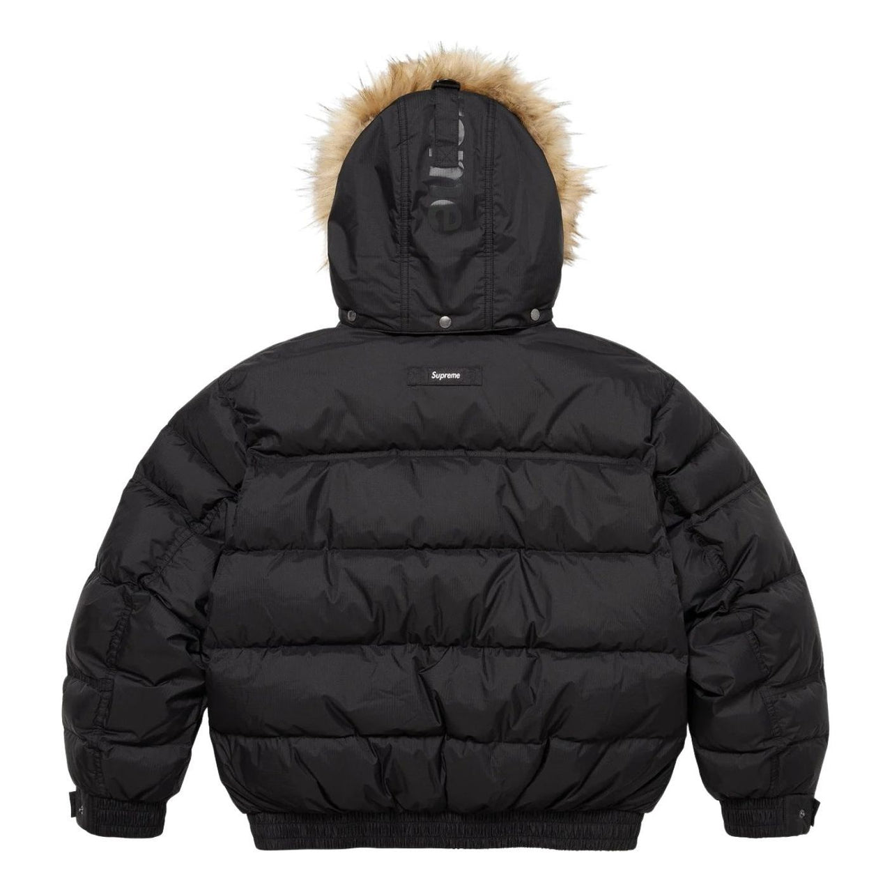 Supreme FW25 Facemask 700-Fill Down Puffer Jacket 'Black' SUP-FW25-073-BLK