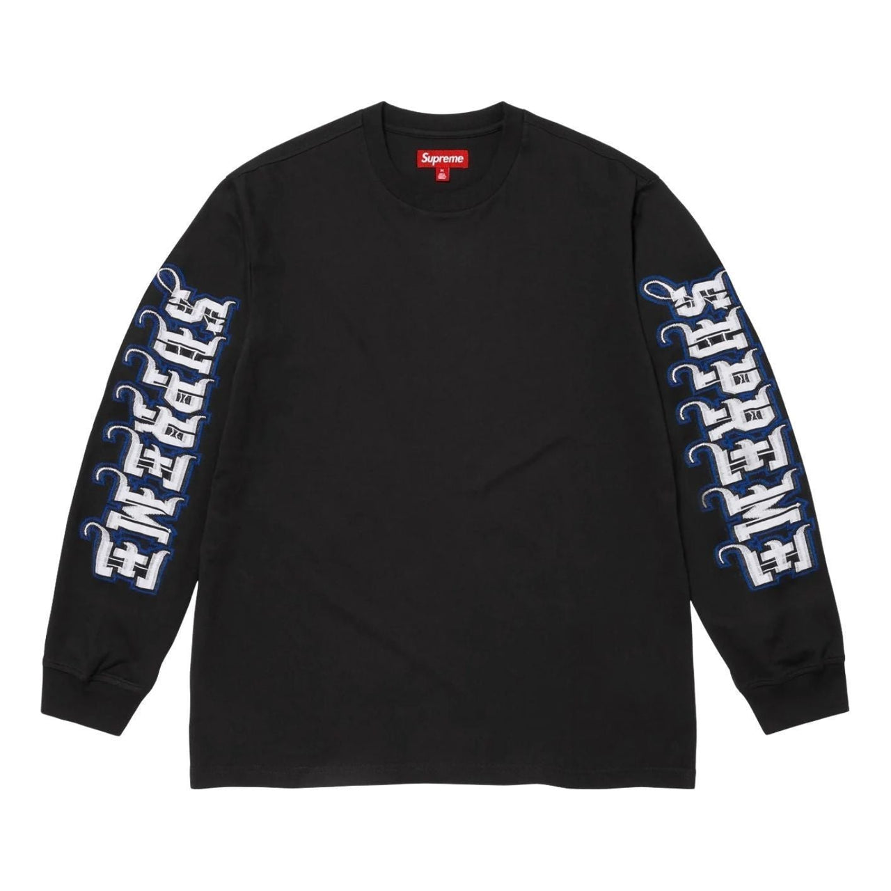 Supreme FW25 Intarsia Sleeve L/S Top 'Black' SUP-FW25-111-BLK