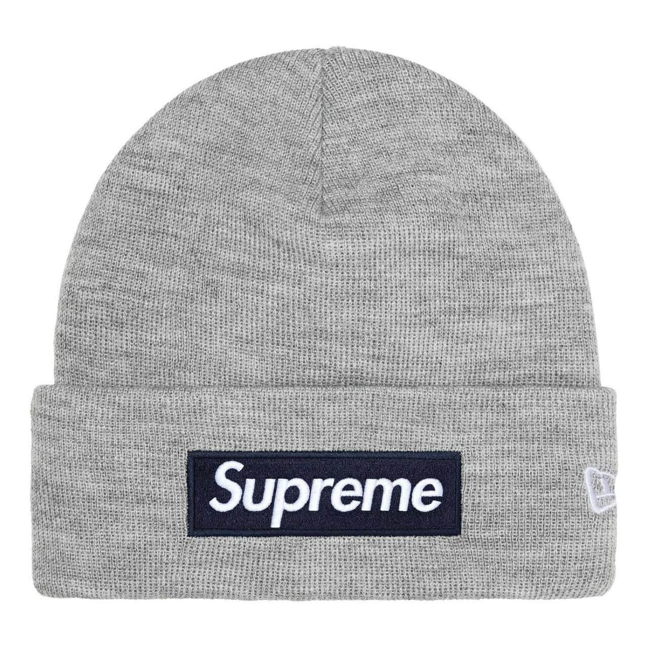 Supreme FW25 New Era Bo Logo Beanie 'Heather Grey' FW25BN5-HEATHER-GREY