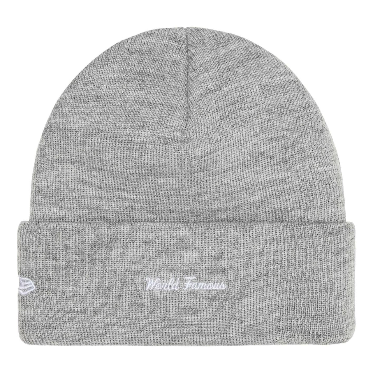 Supreme FW25 New Era Bo Logo Beanie 'Heather Grey' FW25BN5-HEATHER-GREY