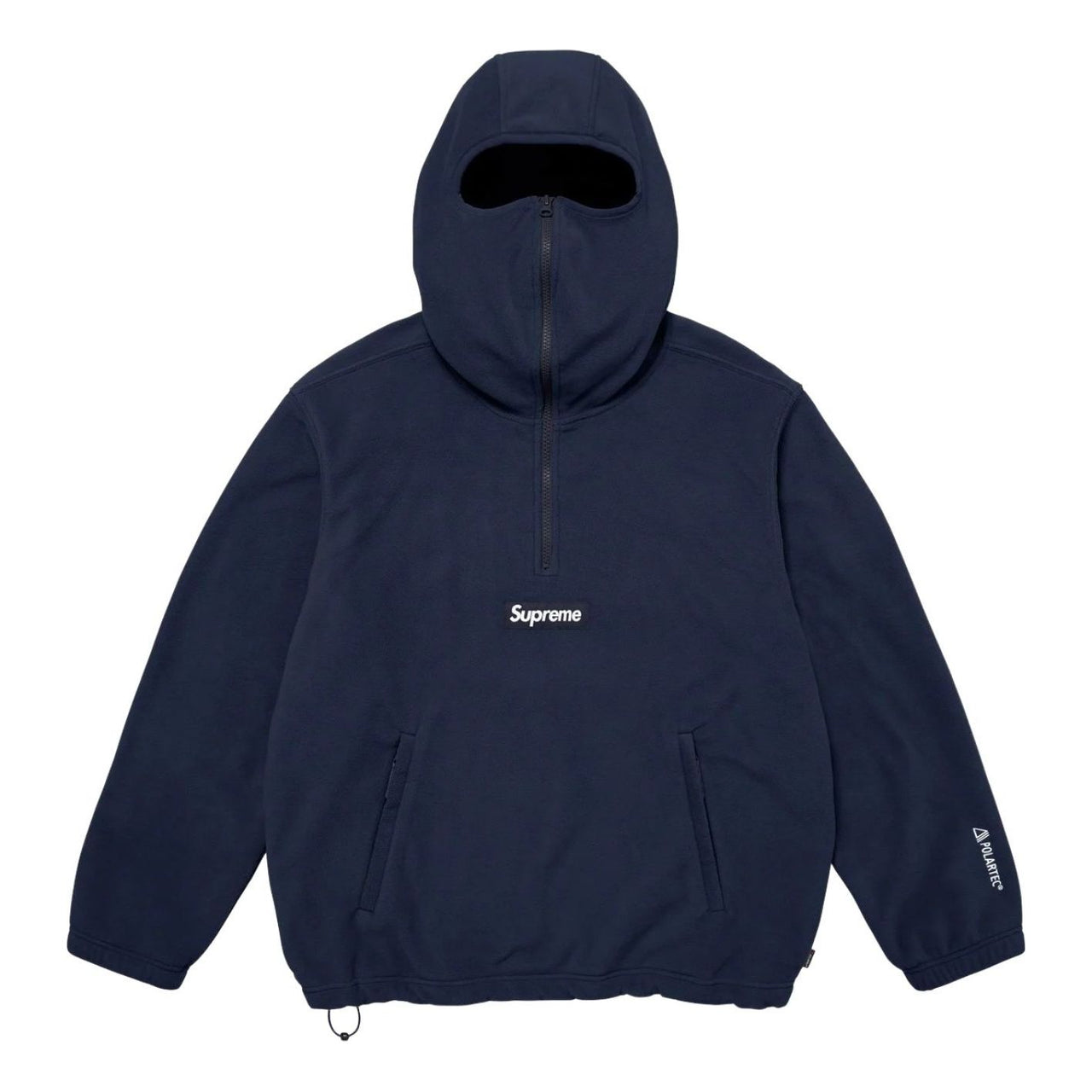 Supreme FW25 Polartec Face Mask Half Zip Hooded Sweatshirt 'Navy' SUP-FW25-064-NA