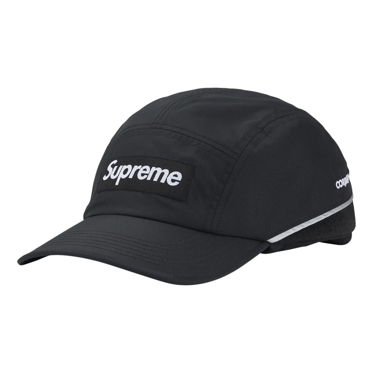 Supreme Polartec Lined Packable Earflap Camp Cap 'Black' SUP-FW25-1127-BLK