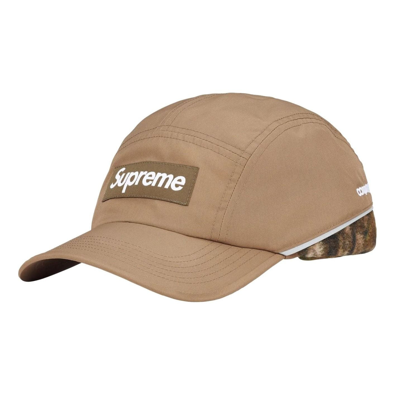 Supreme Polartec Lined Packable Earflap Camp Cap 'Khaki' SUP-FW25-1127-KHA