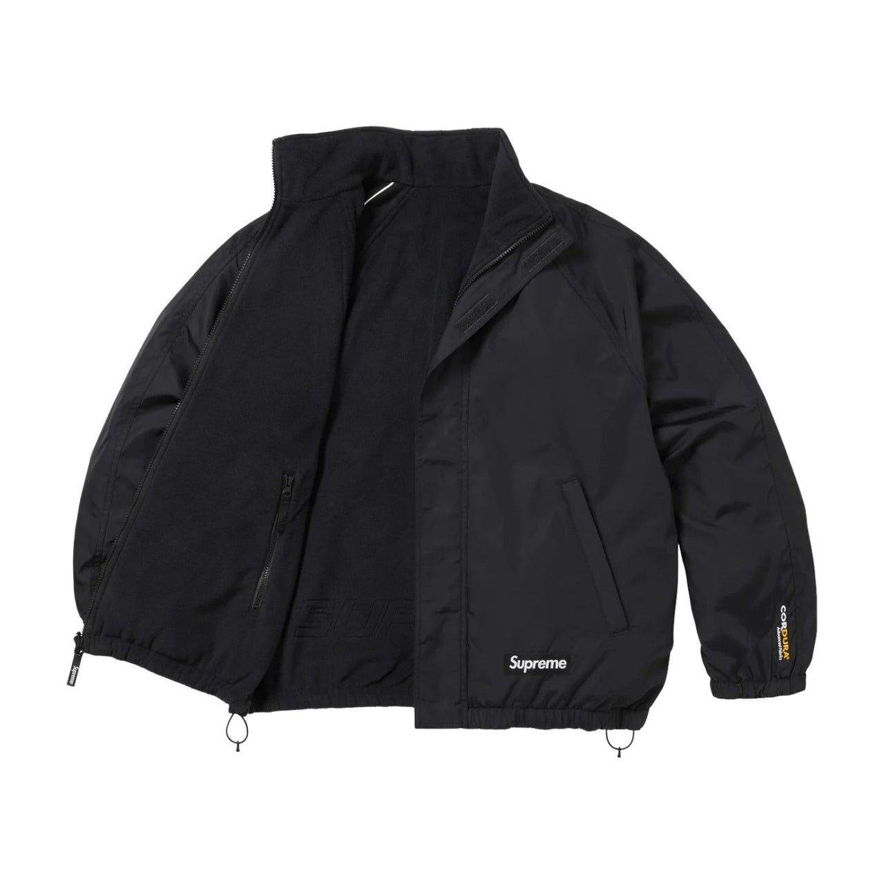Supreme Polartec Reversible Track Jacket 'Black' SUP-FW25-062-BLK