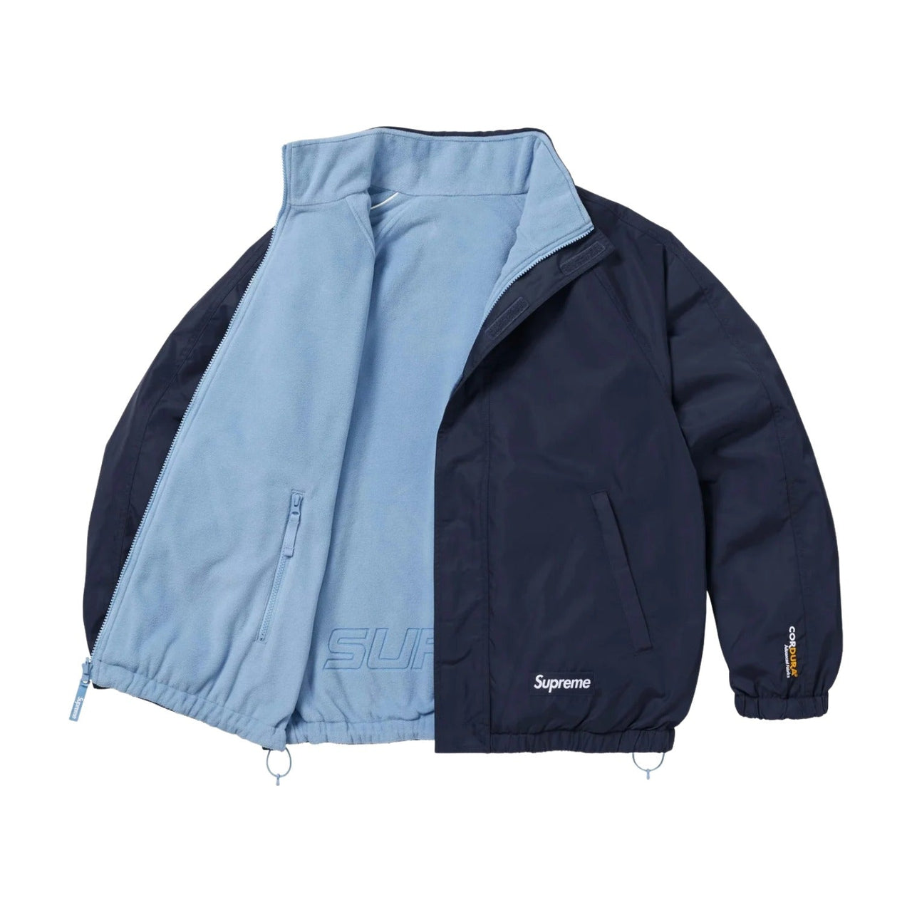 Supreme Polartec Reversible Track Jacket 'Navy' SUP-FW25-062-NAV