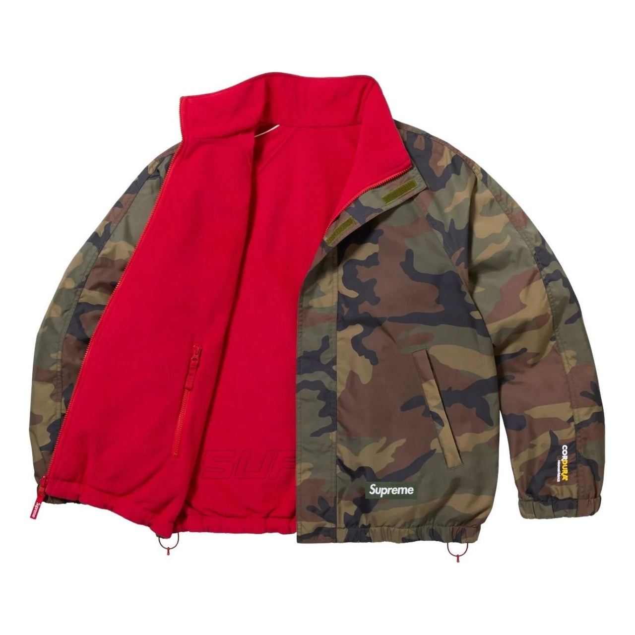 Supreme Polartec Reversible Track Jacket 'Woodland Camo' SUP-FW25-062-CAM
