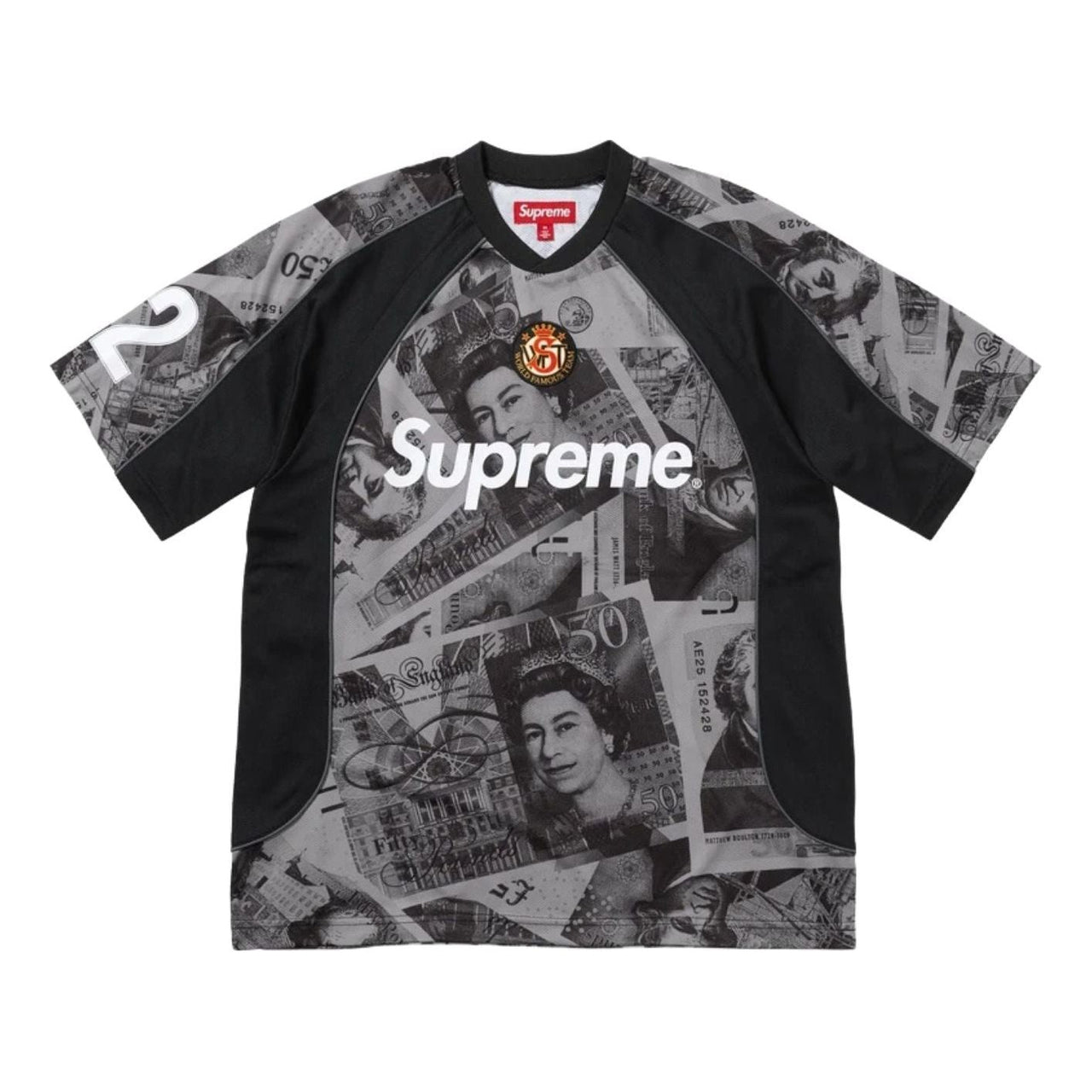 Supreme FW25 Pounds Soccer Jersey 'Black' FW25KN83-BLACK