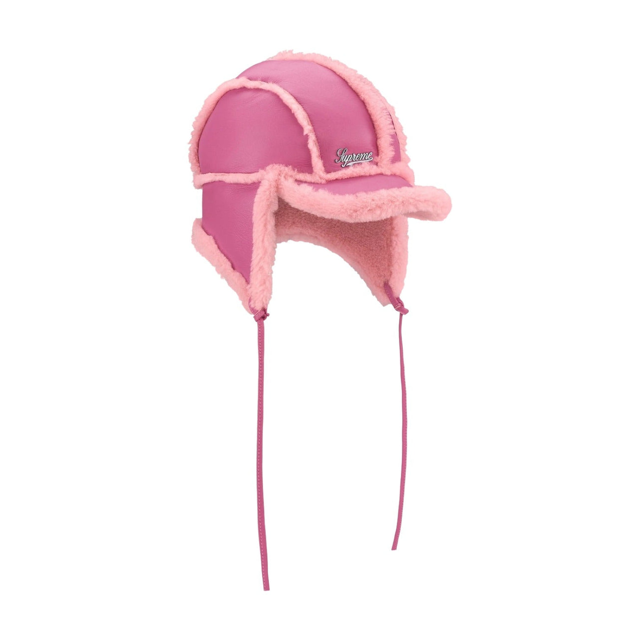 Supreme FW25 Shearling Lined Earflap Cap 'Pink' SUP-FW25-1100-PNK
