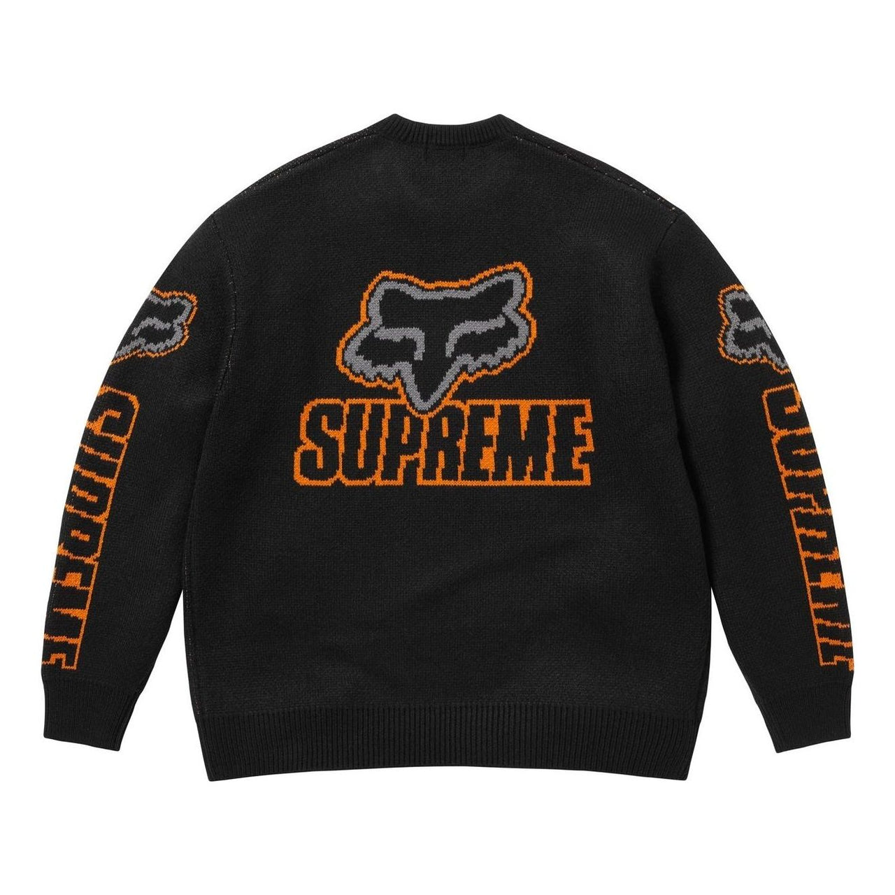 Supreme x Fox Racing Sweater 'Black' FW25SK36-BLACK