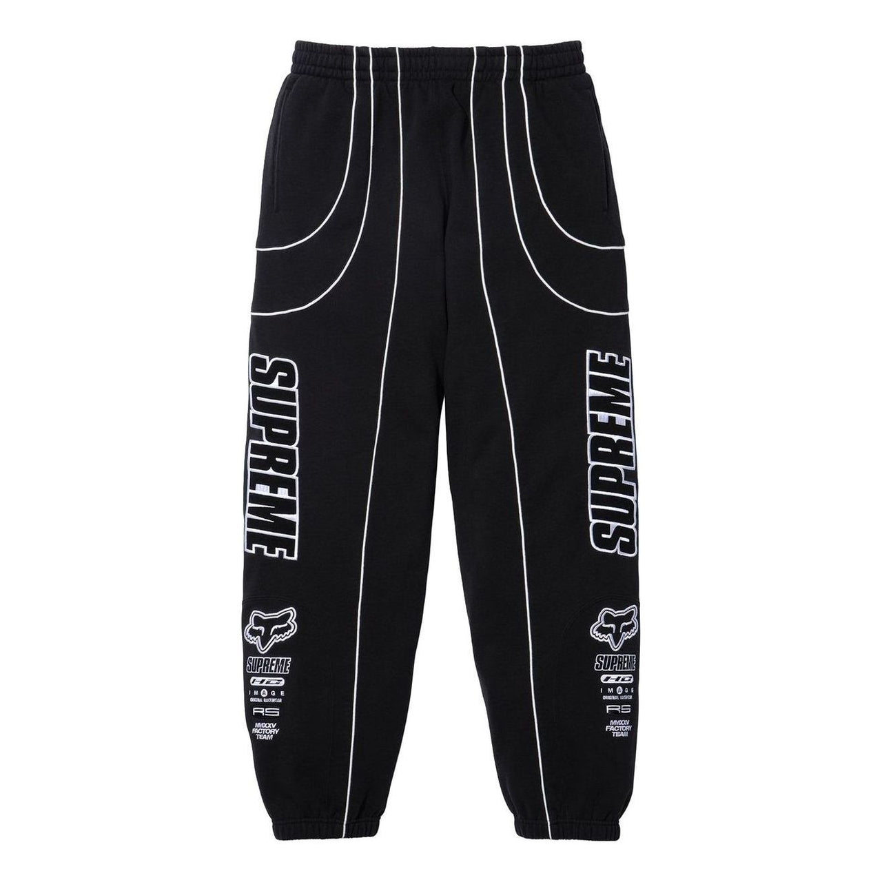 Supreme x Fox Racing Sweatpant 'Black' FW25P58-BLACK